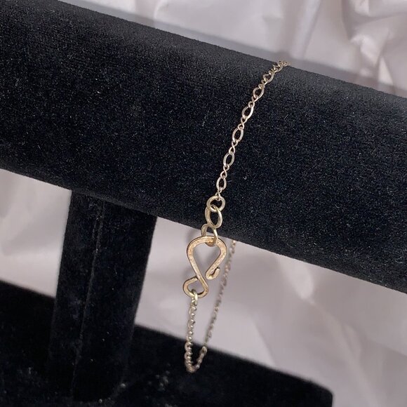 8" Long Sterling Silver Figure 8 Bracelet - Picture 8 of 12